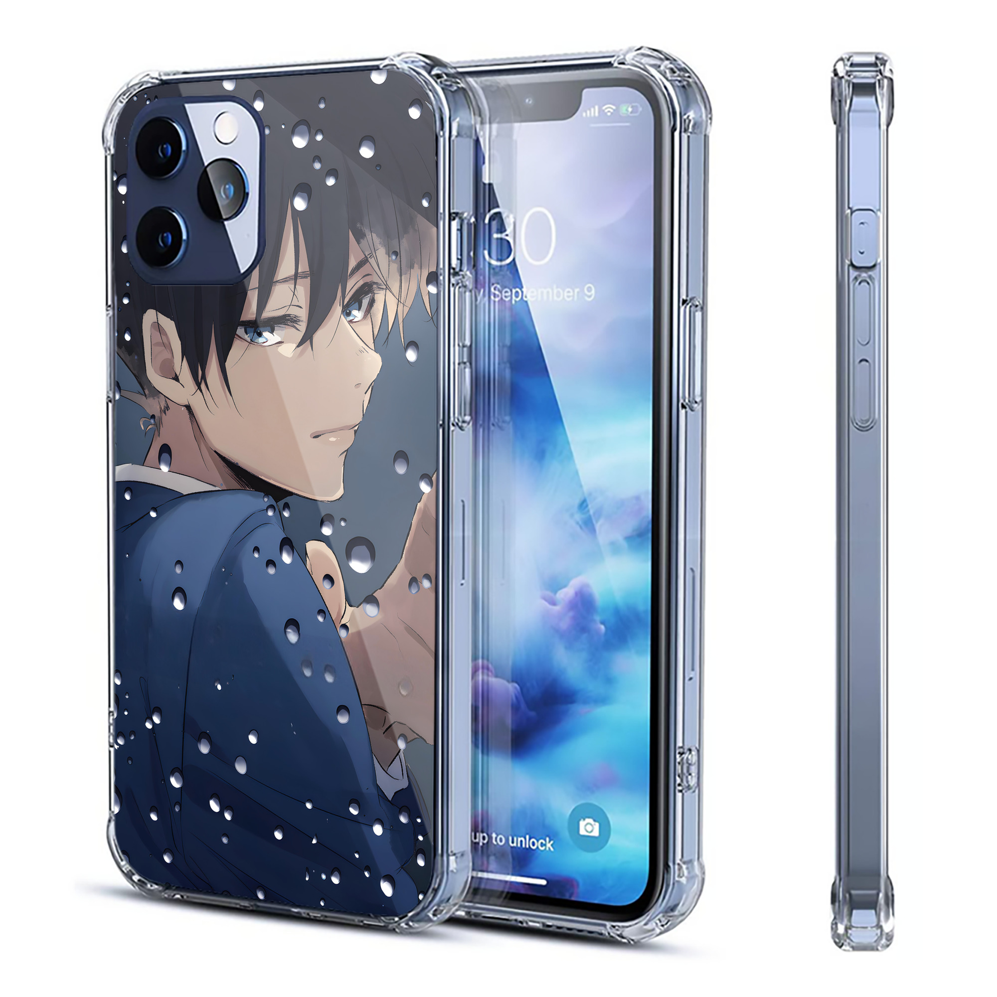 （画像用） 名探偵コナン Detective Conan 【iPhone 12シリーズ対応】透明スマホケース（クリアソフトケース）